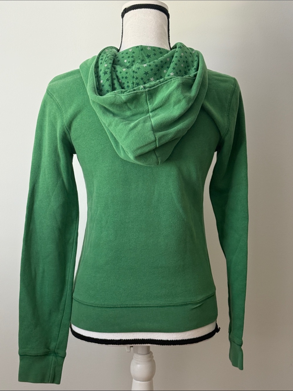 Aeropostale Green Hooded Button-Front Pullover - Picture 5 of 8